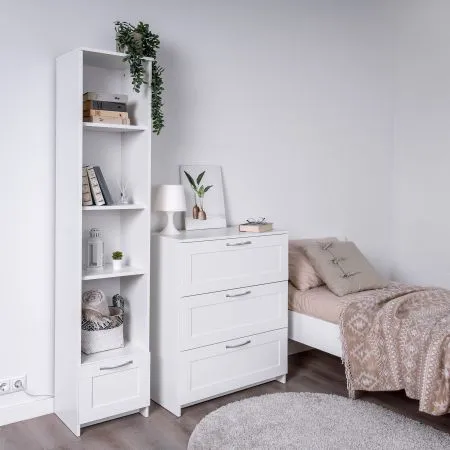 2.02.02.050.1 СИРИУС комод "3 ящика белый RU"