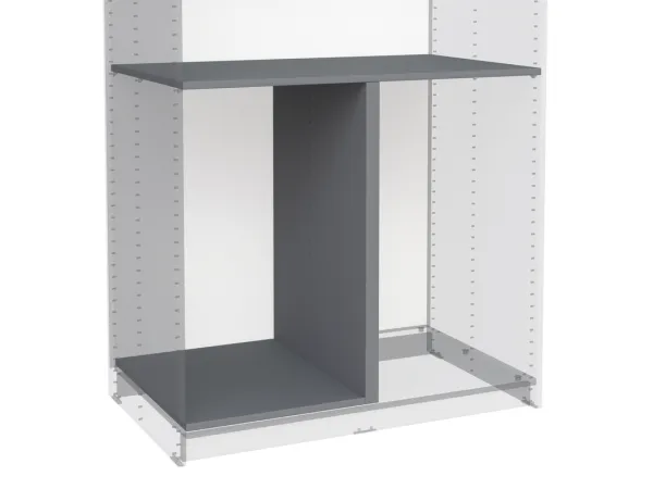 2.06.15.290.4 МАКС секция разделительная 100х58 серая