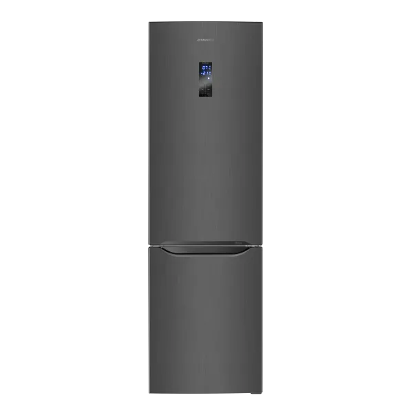 Холодильник-морозильник с инвертором MAUNFELD MFF195NFI10_IN Темная нержавеющая сталь