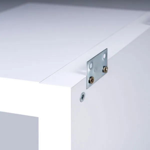 S00753 Фора 100Е полка  настенная 30х97х27, белый