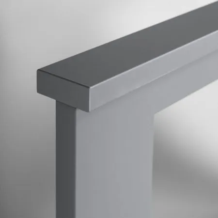 2.08.04.050.4 САГА кровать одинарная 90х200 серая