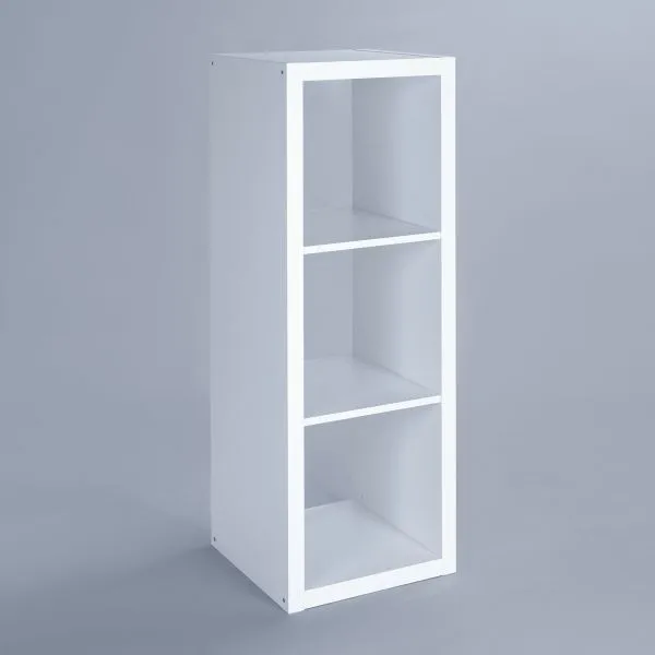 S00012 Фора 3 стеллаж 112х41х38, белый