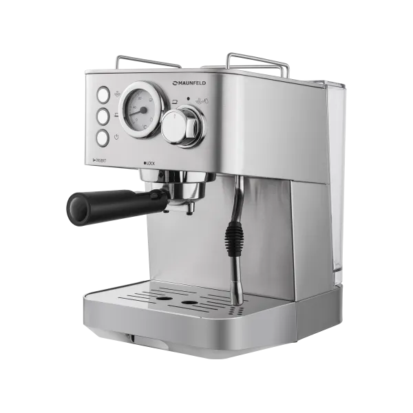 Кофемашина рожкового типа MAUNFELD MF-721S PRO Нержавеющая сталь