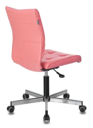 Кресло Бюрократ CH-330M розовый Lincoln 205 экокожа крестов. металл хром
