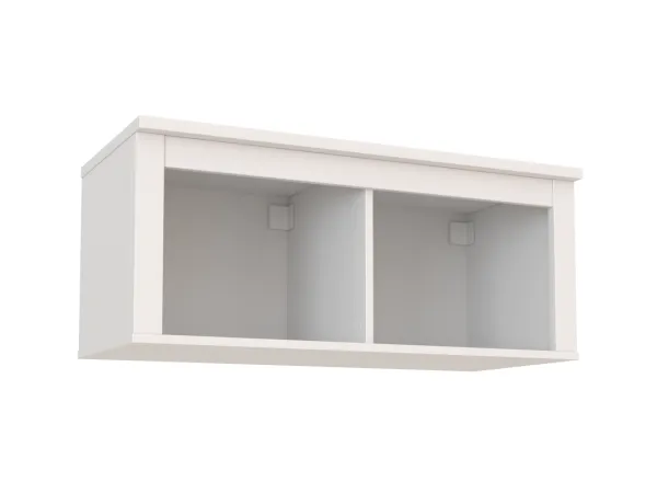 2.08.17.140.1 САГА полка навесная 2 секции белая