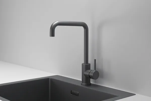 KS-7110, ГРАФИТ МАТОВЫЙ, СМЕСИТЕЛЬ КУХОННЫЙ