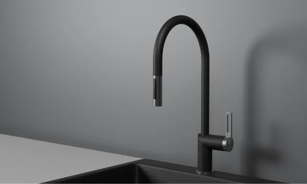 GR-8172, ТУРМАЛИН, СМЕСИТЕЛЬ КУХОННЫЙ С ВЫДВИЖНЫМ ИЗЛИВОМ