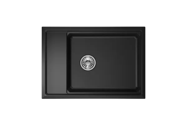 KS-7305, АЛЮМИНИУМ, кухонная мойка, кварц