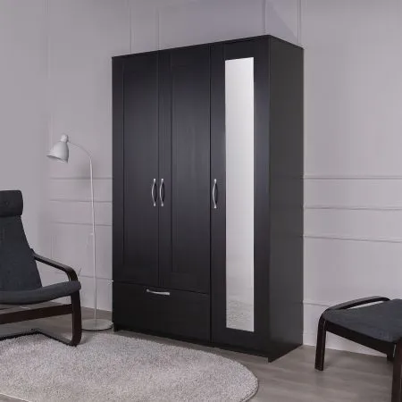 Шкаф СИРИУС трехдверный с выдвижным ящиком, цвет Дуб Венге