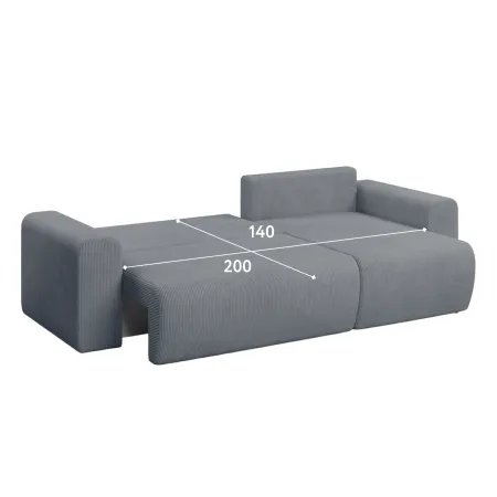 ДОЛГОЖДАННЫЙ ОТПУСК Диван угловой, серый