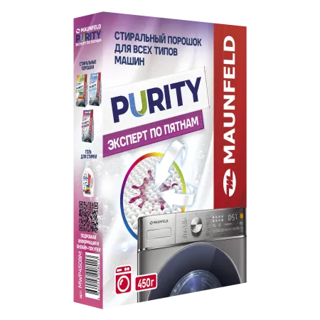 Стиральный порошок Maunfeld Purity Эксперт по пятнам Automat 450г MWP450BM Розовый