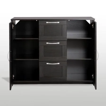 2.02.03.340.5 СИРИУС тумба 2 двери и 3 ящика 117х95 Дуб Венге RU