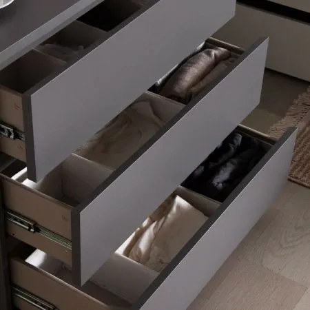 S01057 Варма 3 комод 80х77х40, серый