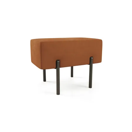 Маленькая радость Пуф прямоугольный на ножках, терракотовый