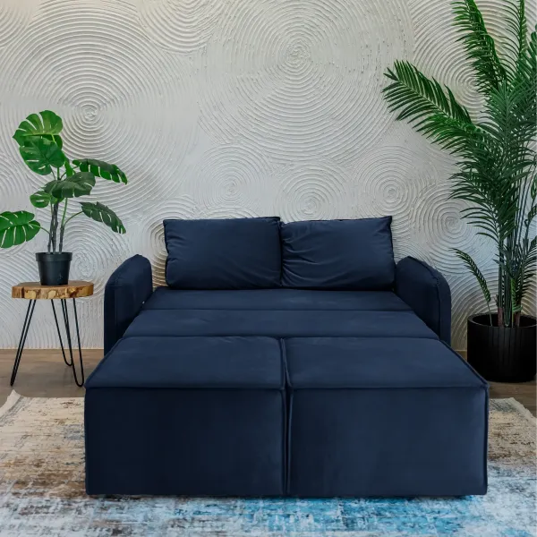 ПОРТЛЕНД МИНИ Диван прямой синий