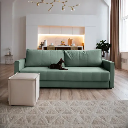 РИМИНИ Диван прямой мятный