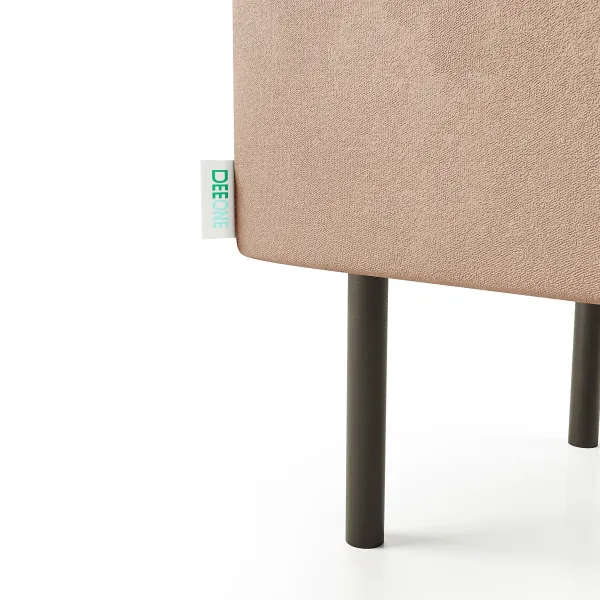 Маленькая радость Пуф прямоугольный на ножках, розовый