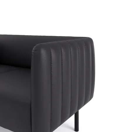 РИО Диван прямой черный