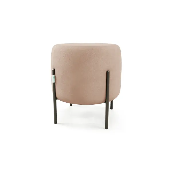 Маленькая радость Пуф круглый на ножках, розовый