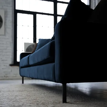 Хорошее настроение Диван прямой, сапфировый