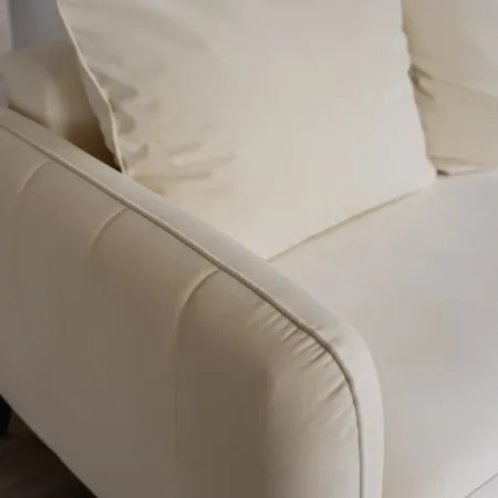 СЧАСТЛИВЫЙ ДЕНЬ Диван прямой, молочный