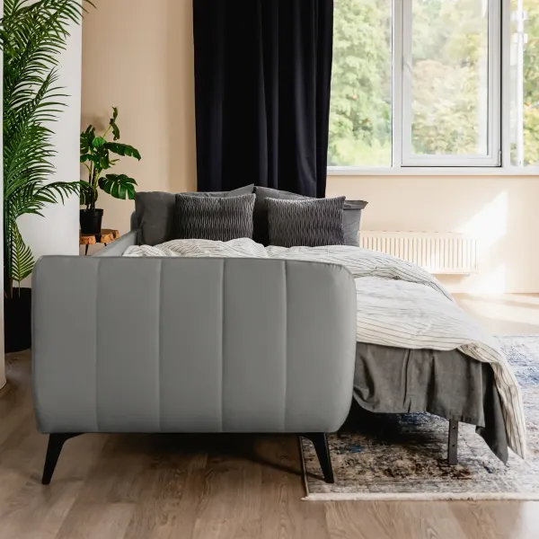 СЧАСТЛИВЫЙ ДЕНЬ Диван прямой, серый