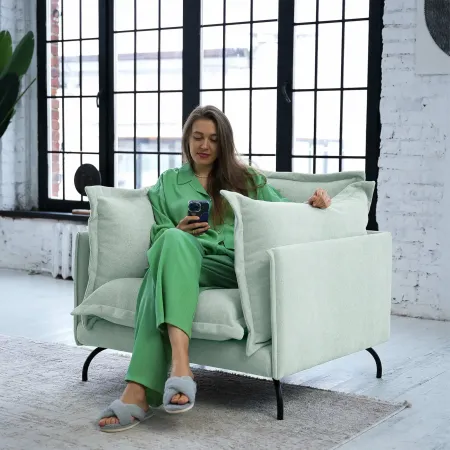 Облако комфорта Кресло, снежная мята