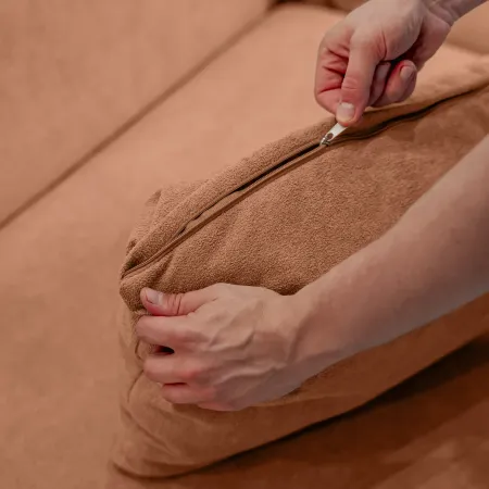 НОВЫЕ ЭМОЦИИ Диван угловой, терракотовый