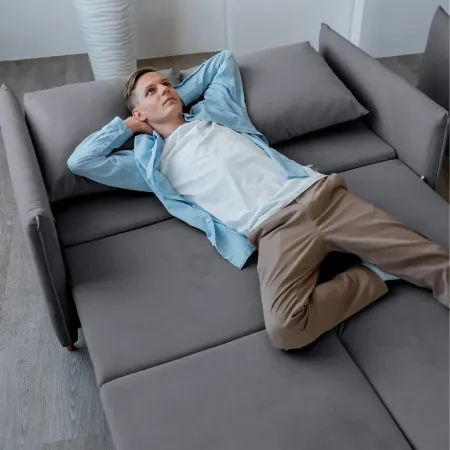 ЛУЧШИЙ ДРУГ 150 Диван прямой серый