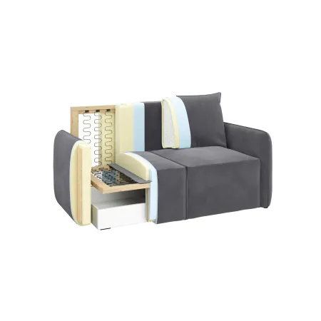 ПОРТЛЕНД МИНИ Диван прямой терракотовый