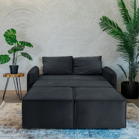 ПОРТЛЕНД МИНИ Диван прямой серый