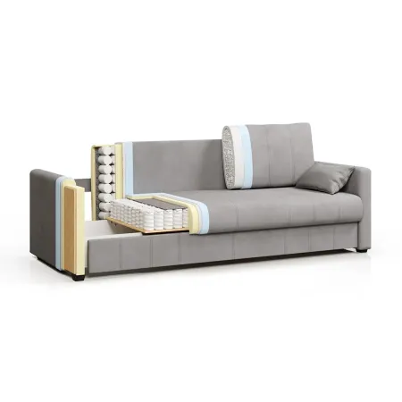 РИМИНИ Диван прямой изумрудный