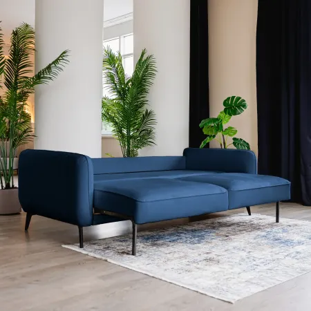 СЧАСТЛИВЫЙ ДЕНЬ Диван прямой, синий