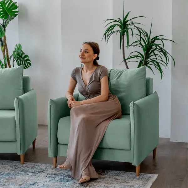 ЛУЧШИЙ ДРУГ Кресло-кровать мятное