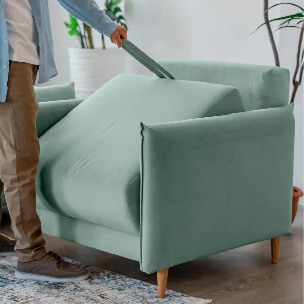 ЛУЧШИЙ ДРУГ Кресло-кровать мятное