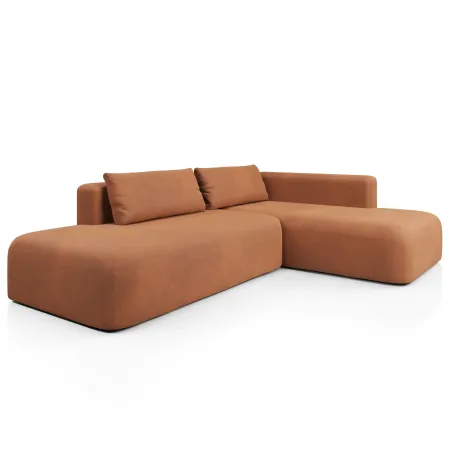 НОВЫЕ ЭМОЦИИ Диван угловой, терракотовый