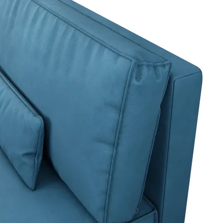 КОРСО ЛАЙТ Диван прямой синий