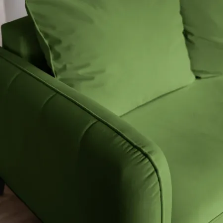 СЧАСТЛИВЫЙ ДЕНЬ Диван прямой, темно-оливковый