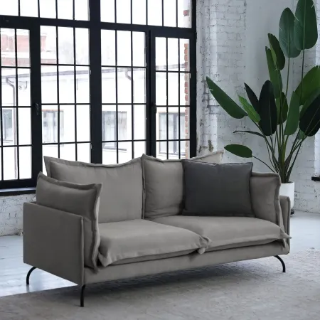 Облако комфорта Диван прямой, серый