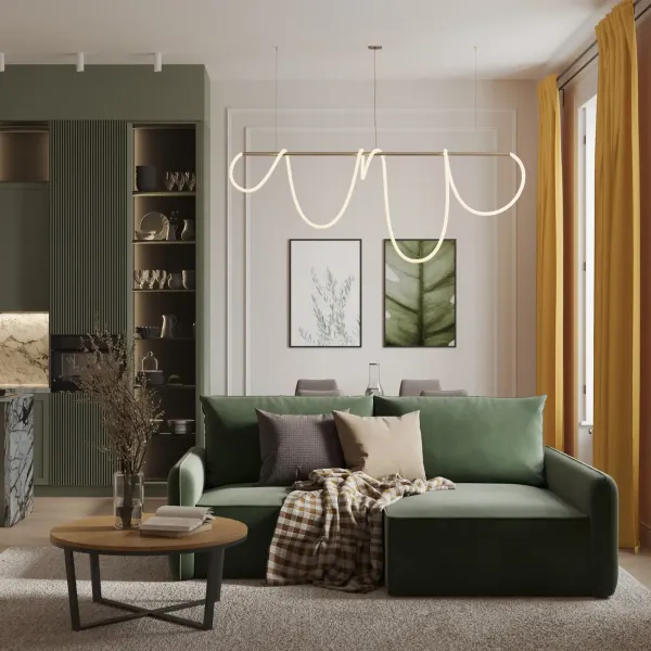 ПОРТЛЕНД Диван угловой бежевый