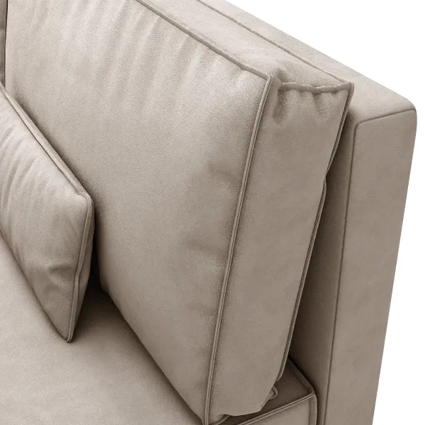 КОРСО ЛАЙТ Диван прямой светло-бежевый