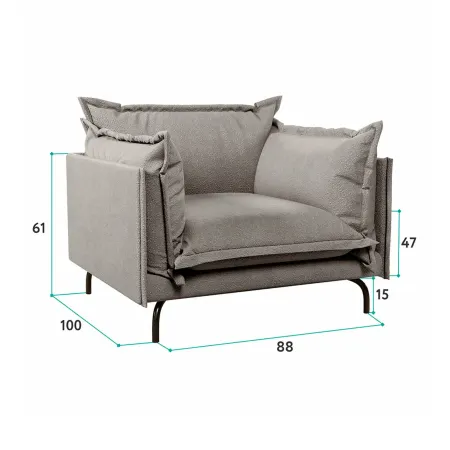 Облако комфорта Кресло, снежная мята