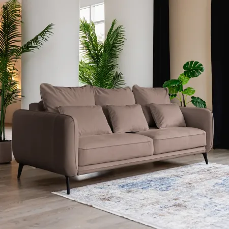 СЧАСТЛИВЫЙ ДЕНЬ Диван прямой, какао