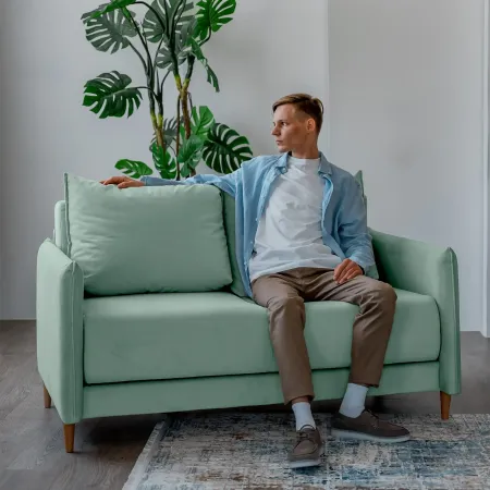 ЛУЧШИЙ ДРУГ 150 Диван прямой мятный