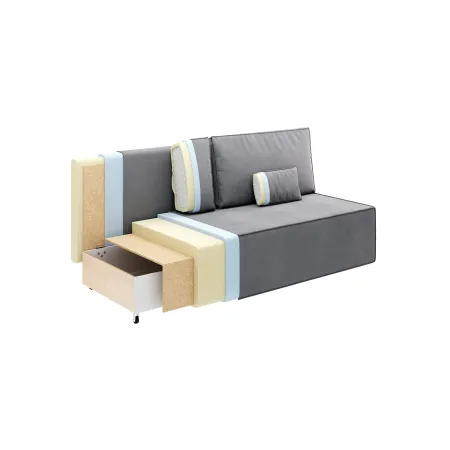 КОРСО ЛАЙТ Диван прямой синий