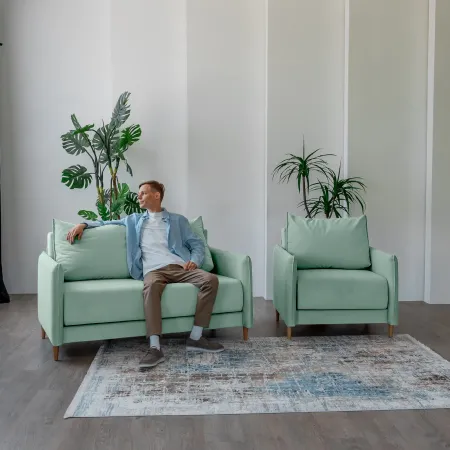 ЛУЧШИЙ ДРУГ Кресло-кровать мятное