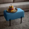 Маленькая радость Пуф прямоугольный на ножках, светло-синий