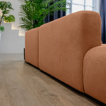 НОВЫЕ ЭМОЦИИ Диван угловой, терракотовый