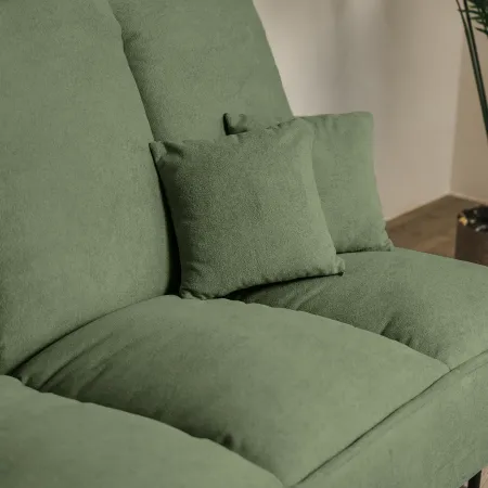 ВДОХНОВЕНИЕ ДНЯ Диван прямой, зеленый