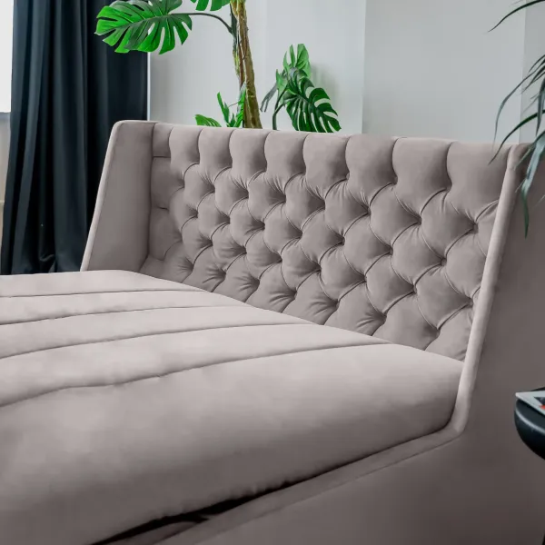 РИЧМОНД Складная кровать серо-бежевая, 200